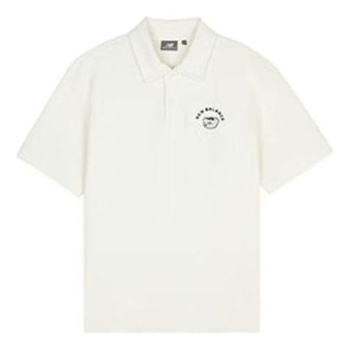 Poolopaita New Balance Graphic Polo Shirt Valkoinen | 5FD26231-IV, 0
