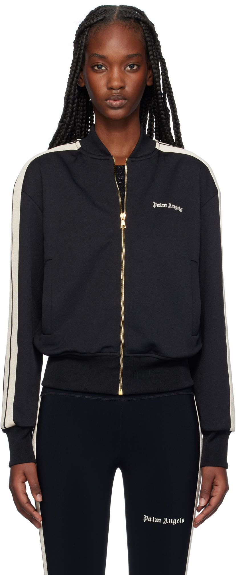 Bomber-takki Palm Angels Track Bomber Musta | PWBD050C99FAB0011003