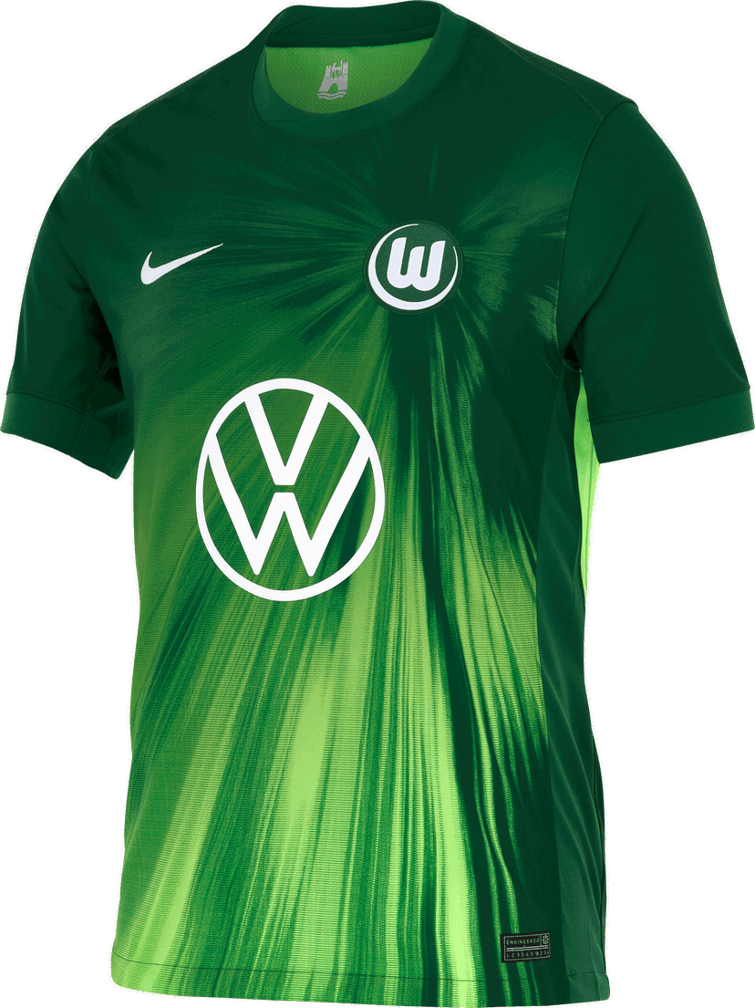 Jersey Nike Nike VfL Wolfsburg 2025/26 Home Stadium Jersey Vihreä | hq1562-341