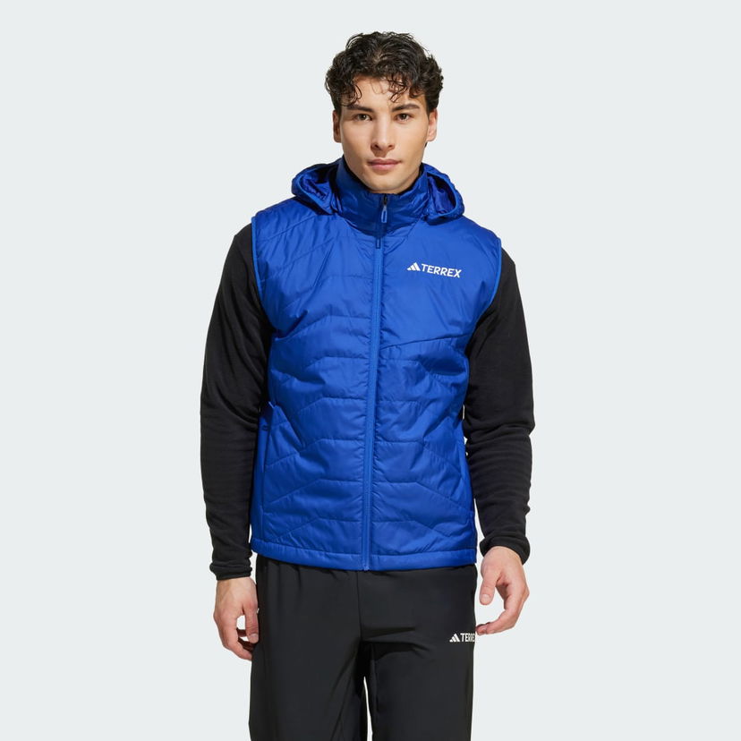 Liivi adidas Performance Terrex Multi Climawarm Insulated Hooded Vest Sininen | JF1362
