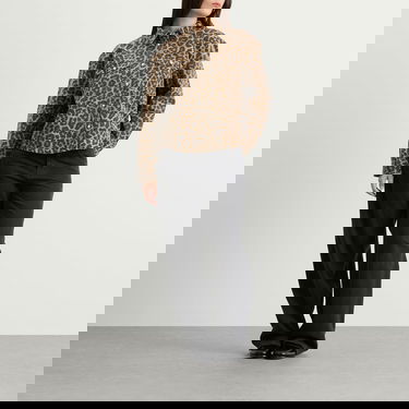 Paita Anine Bing Paxton Leopard Shirt Ruskea | A-07-12096-MTL59, 4