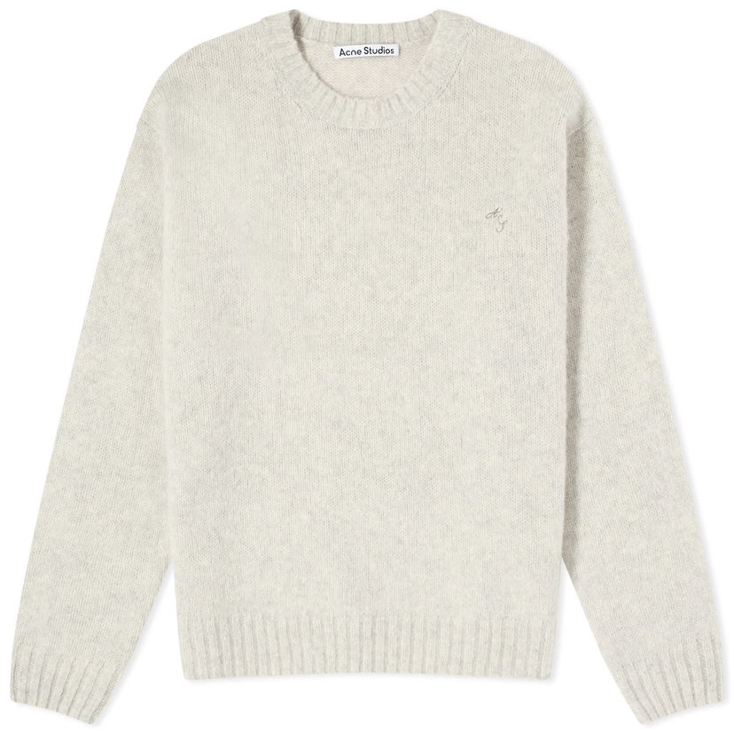 Villapaita Acne Studios Kowy AS Shetland Jumper Harmaa | B60298-X92