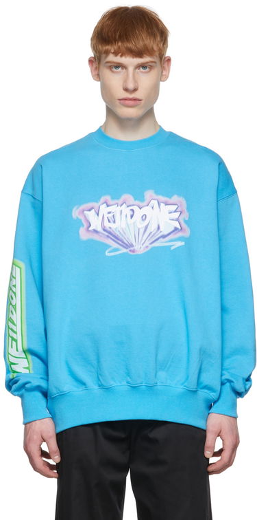 Huppari We11done We11done Cotton Sweatshirt Sininen | WD-TS1-22-684-U-BL, 0