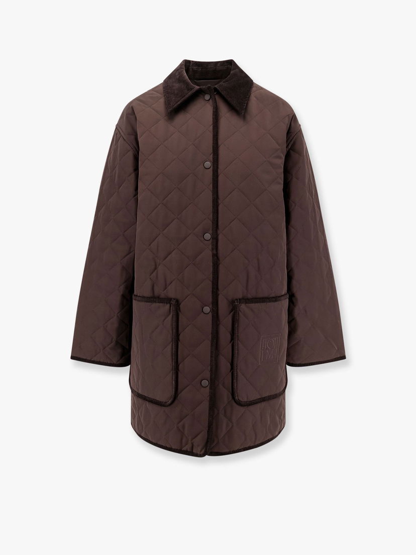 Puffer takki TOTEME Quilted Jacket by Toteme Ruskea | 241WRO1022FB0169040