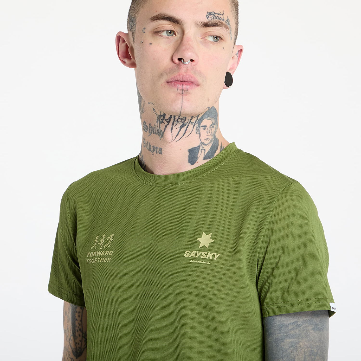 T-paita Saysky SAYSKY Statement Combat T-Shirt Vihreä | NMRSS31C313, 1