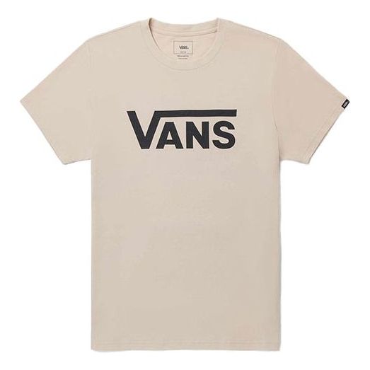 T-paita Vans Classic Logo T-Shirt Beige | VN0A4MM62N1