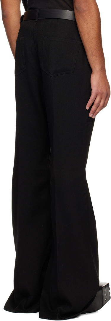 Housut Rick Owens Concordians Bolan Flared Trousers Musta | RR02E1335 WD, 2