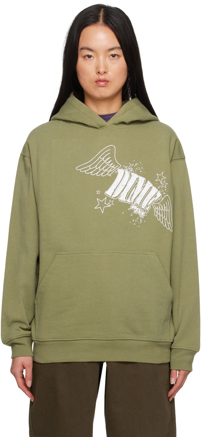 Huppari Dime Wings Hoodie Vihreä | DIME23D2F13GRN, 0