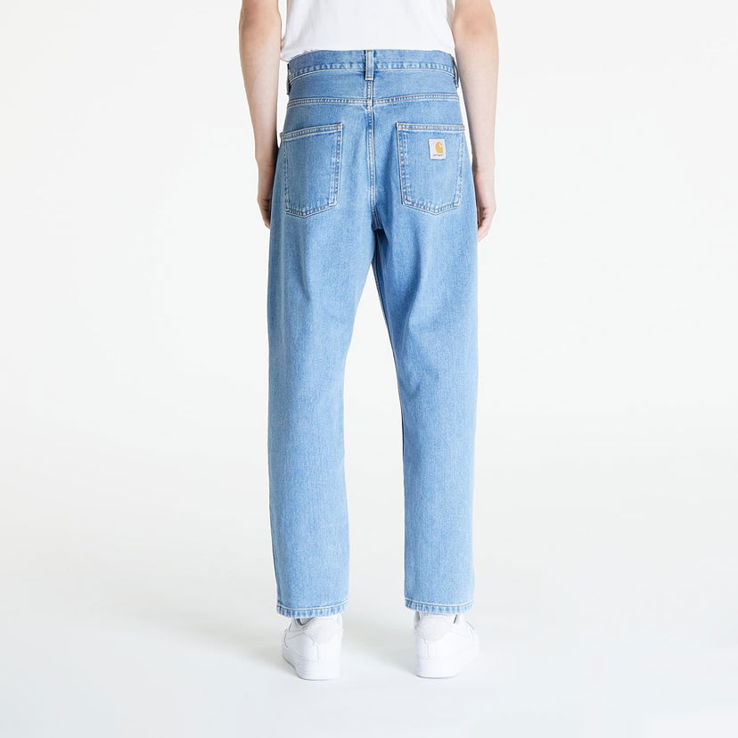 Housut ja farkut Carhartt WIP Newel Pant Blue (Stone Bleached) Sininen | I029208_01_12