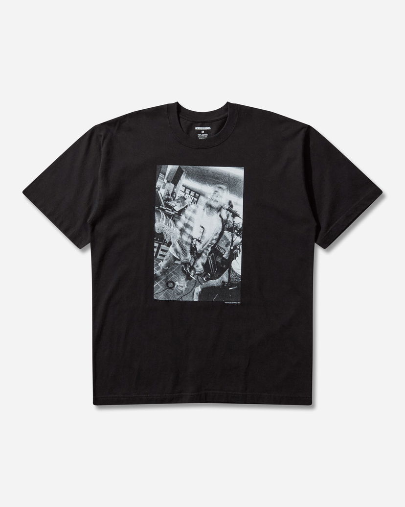 T-paita Neighborhood Charles Peterson SS-5 Graphic Print T-Shirt Musta | 252PCNH-ST14S BLACK