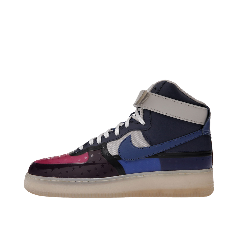 Tennarit ja kengät Nike Air Force 1 High '07 Premium Thunder Blue Pink Prime Musta | DV1015-437