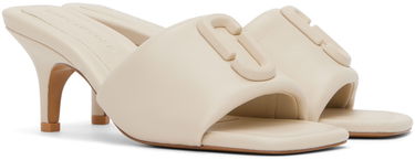 Asusteet Marc Jacobs Marc Jacobs 'The Leather J Marc' Heeled Sandals Beige | 2S4FSA001F08, 3