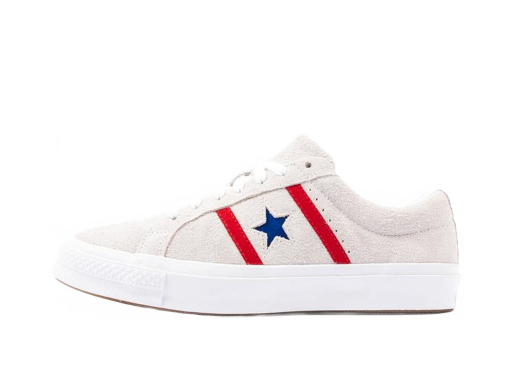 Skateboarding Converse One Star Academy Ox White Red Blue Valkoinen | 164390C