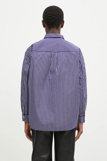 Paita Neighborhood NEIGHBORHOOD Striped Regular Fit Shirt Violetti | 242TSNH.SHM03, 2