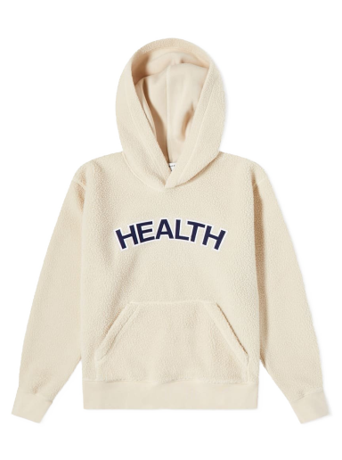 Huppari Sporty & Rich Health Sherpa Hoodie Beige | HO664CR