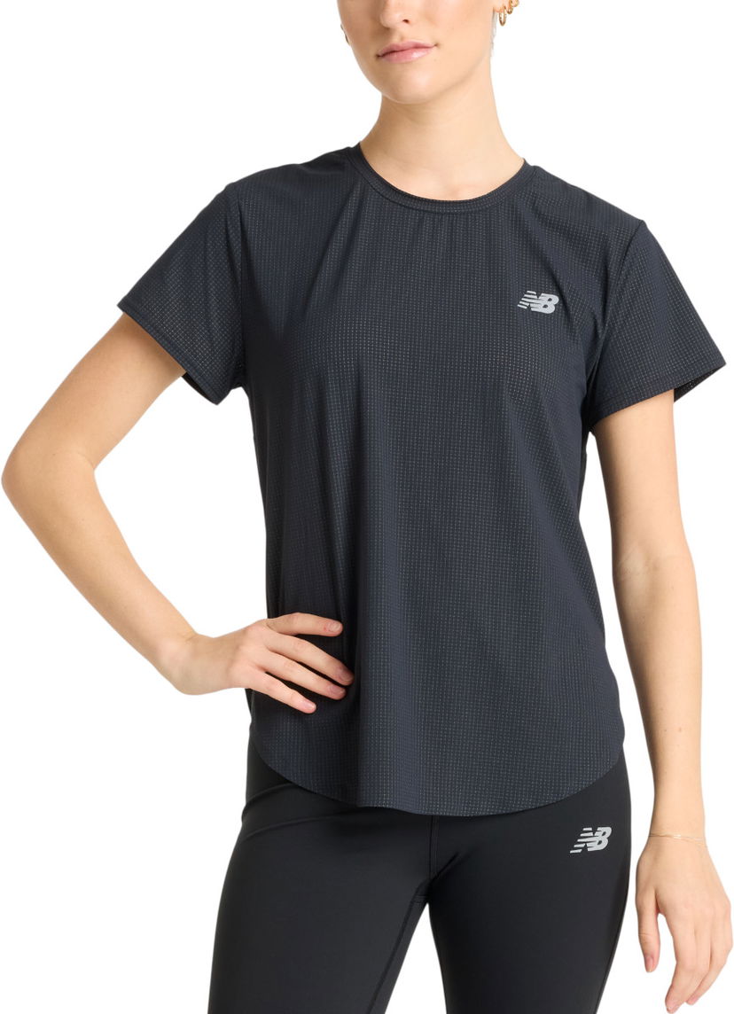 T-paita New Balance New Balance Race Day Ultra Light T-Shirt Musta | wt51227-bk