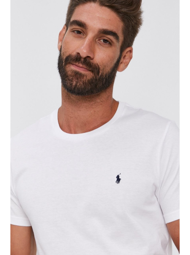 T-paita Polo by Ralph Lauren Cotton T-Shirt Valkoinen | 714844756004