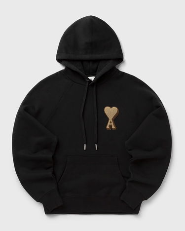 Huppari AMI Hoodie with Patch Musta | USW770.747-001, 0