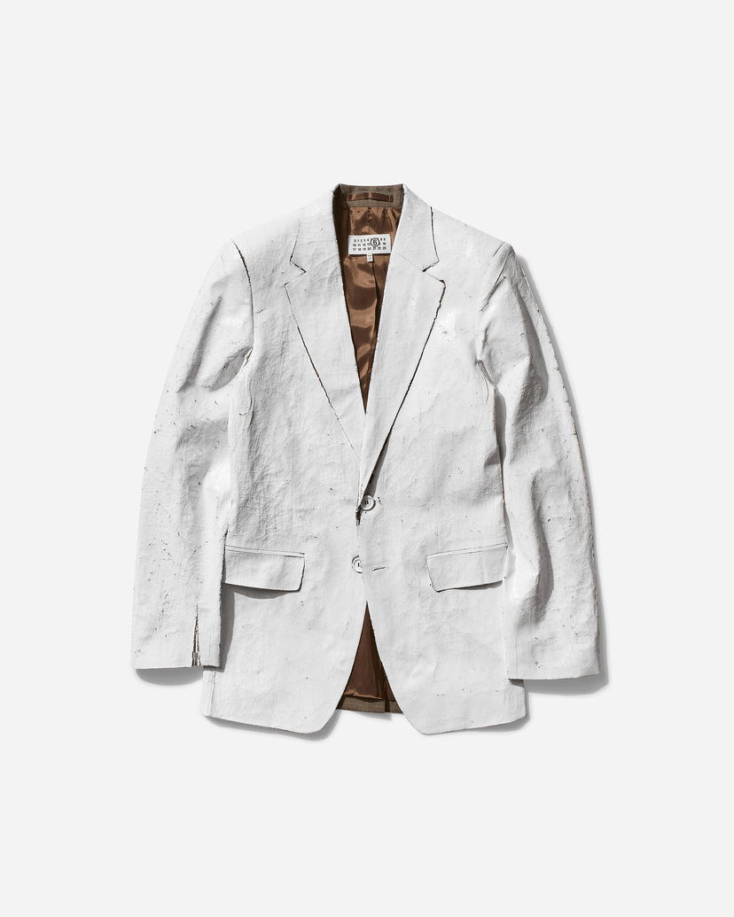 Takki Maison Margiela Painted Blazer Valkoinen | S62BN0110 002F