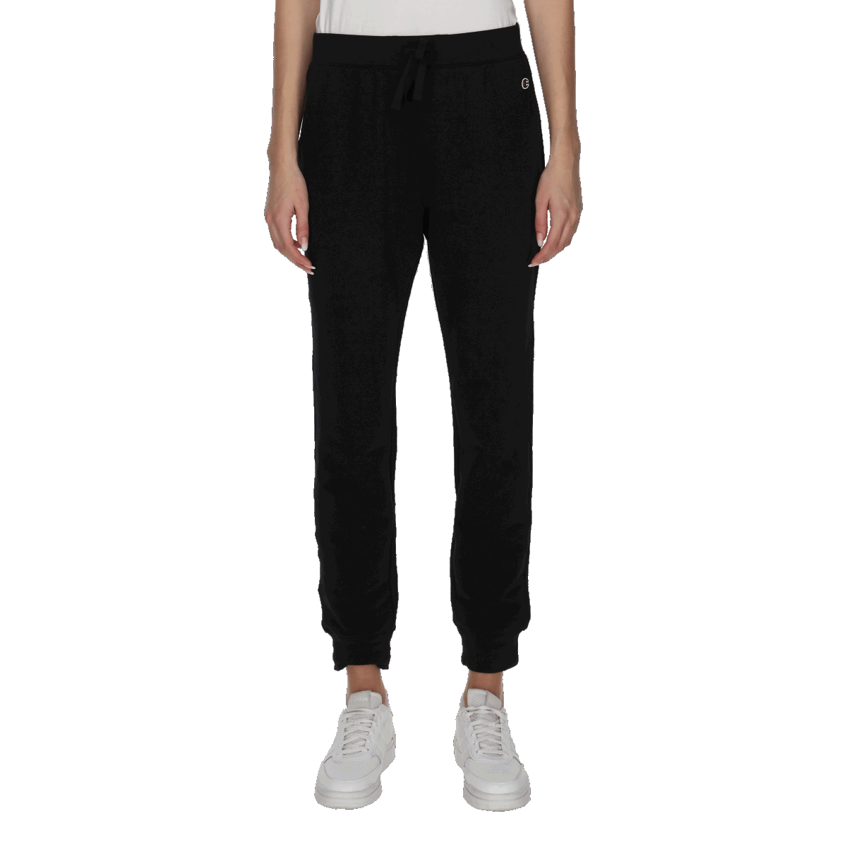 Verryttelyhousut Champion Soft Texture Drawstring Jogger Pants Musta | 117550-KK001, 0