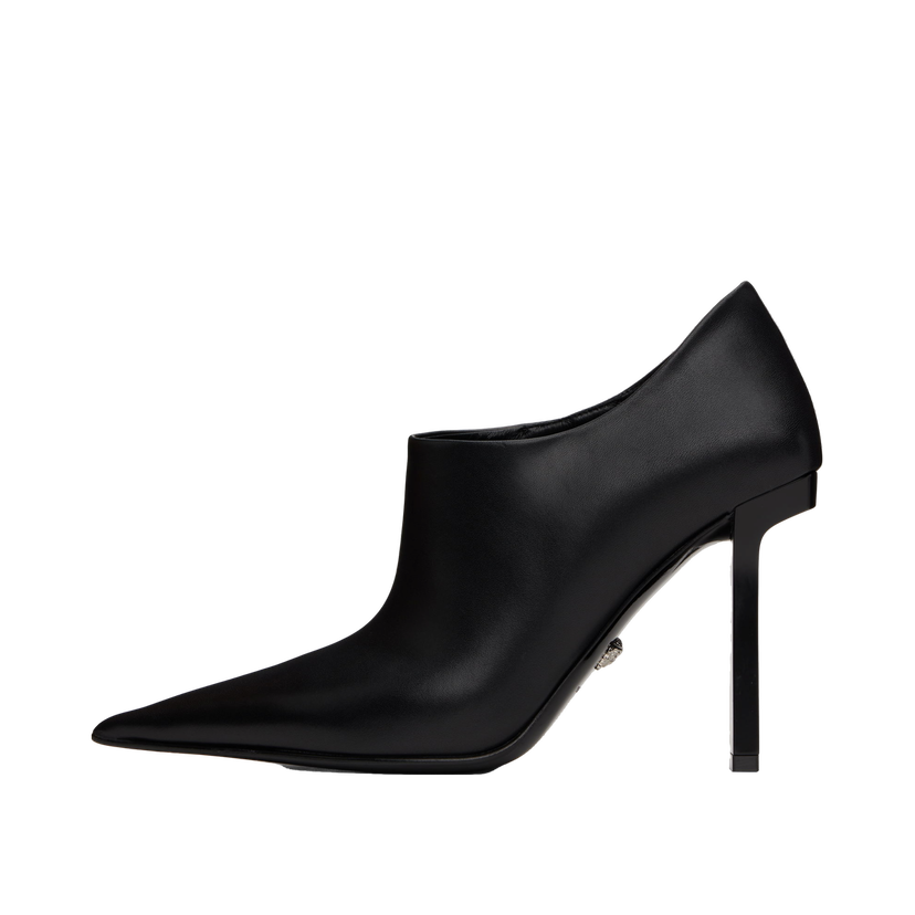 Tennarit ja kengät Versace Black Leather Pointed Toe Ankle Boots Musta | 1017822_DVT2P