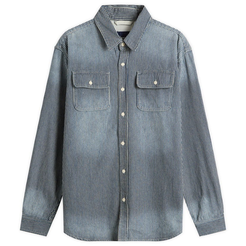 Paita thisisneverthat Hickory Denim Shirt Sininen | TN253WSHTL05-IND