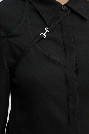 Paita HELIOT EMIL Heliot Emil Regular Fit Shirt with Classic Collar Musta | AW24.W.05.056.BLK01, 5