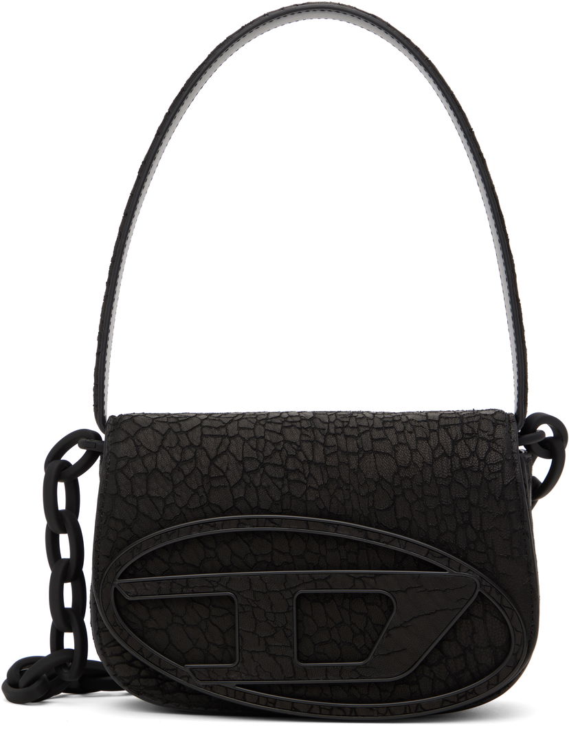 Käsilaukku Diesel Textured Faux-Leather Shoulder Bag Musta | X08396 PS919