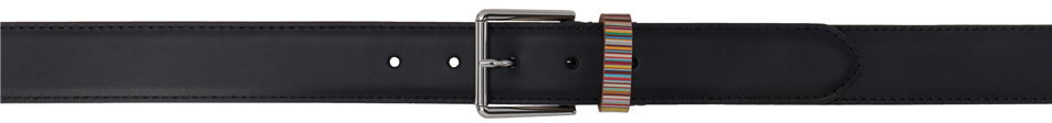Vyöt Paul Smith Paul Smith Signature Stripe Keeper Belt Musta | M1A-4950-BMULKE-79, 0