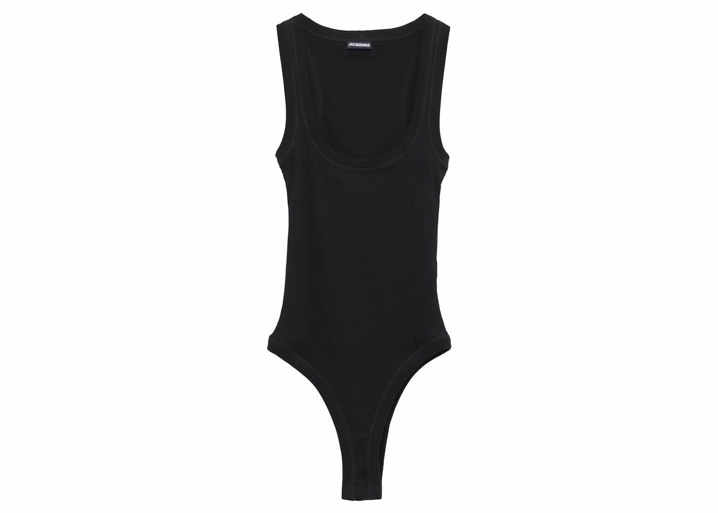 Body Jacquemus Le Body Gros Grain 3fe Print Musta | 241JS159-2032-M24, 0