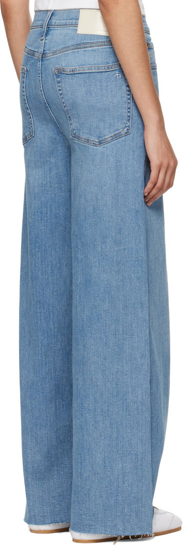 Jeans rag & bone rag & bone 'The Sofie' High-Rise Ultra Wide Ankle Jeans Sininen | WDD24F3000FUMO, 2