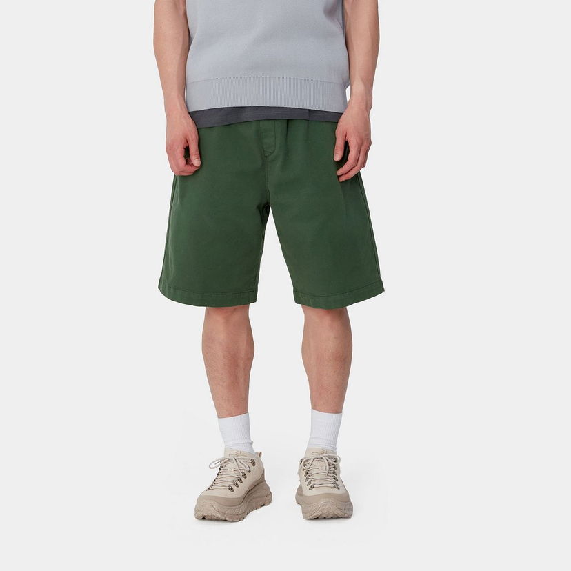 Shortsit Carhartt WIP Garment Dyed Relaxed Fit Shorts Vihreä | I033587_9