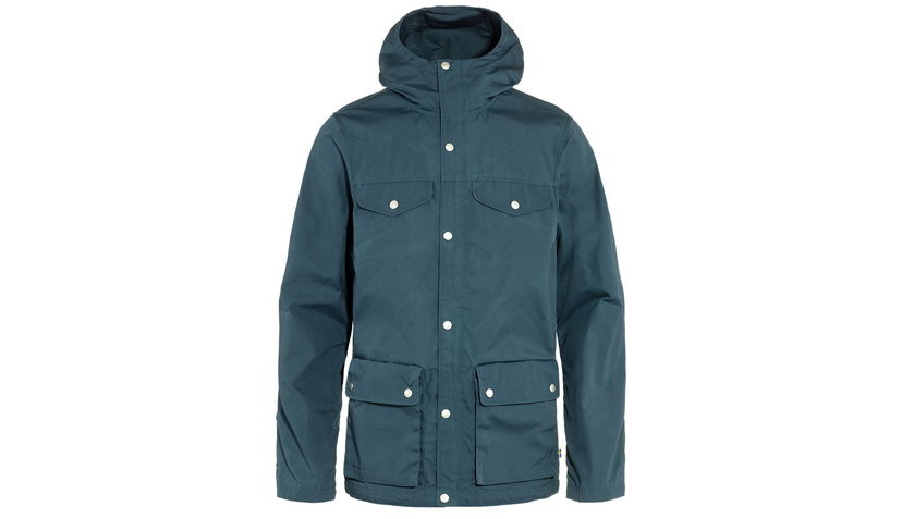 Parka FJÄLLRÄVEN Greenland Hooded Jacket with Pockets Turkoosi | F87202-570