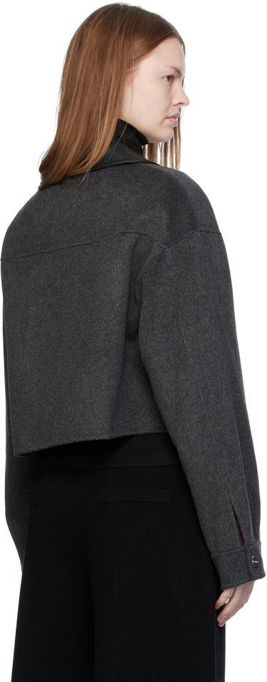 Takki Nanushka Nanushka Phebe Cropped Jacket Harmaa | NW25PFJK12294, 2