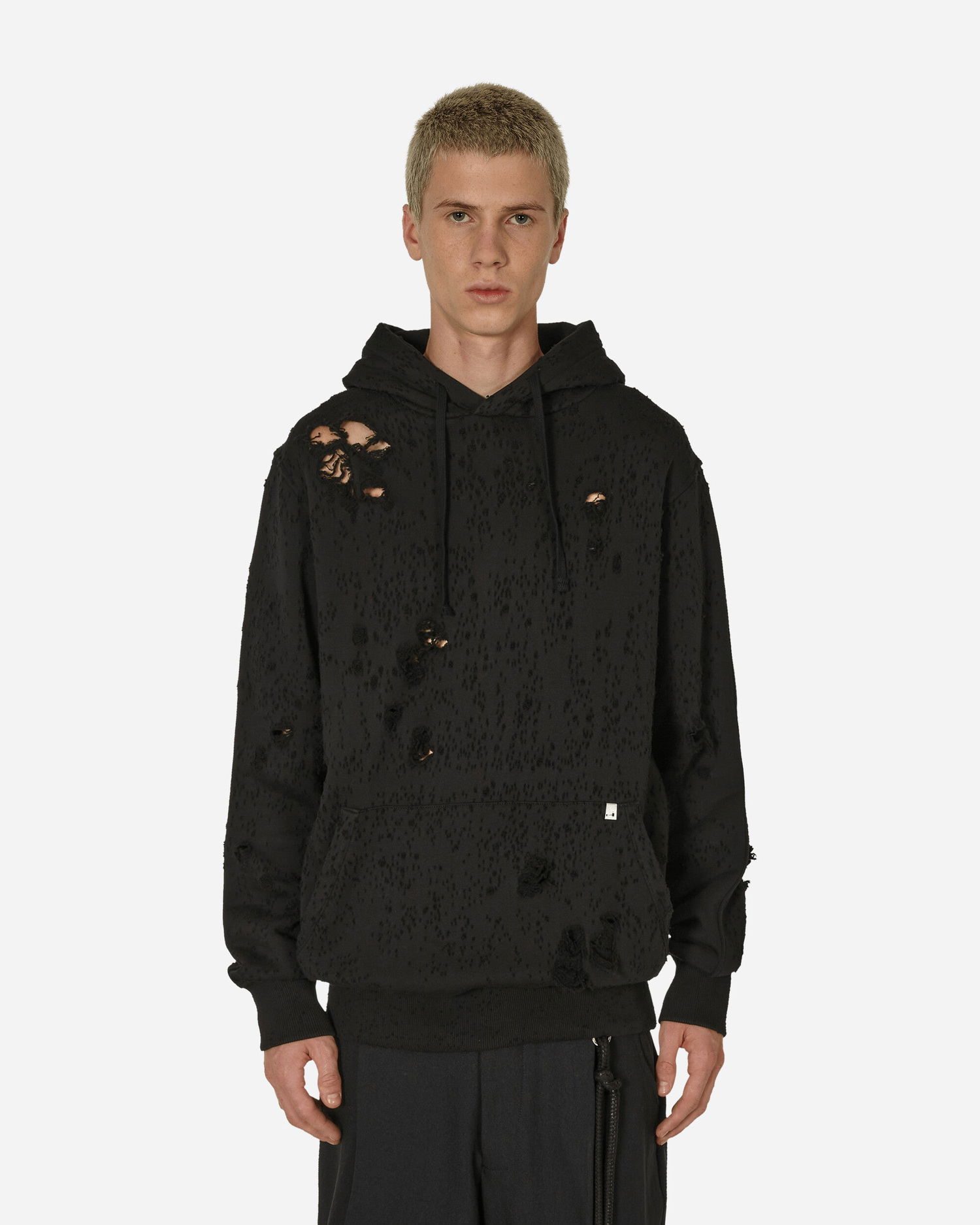 Huppari 1017 ALYX 9SM Destroyed Lightercap Hoodie Musta | AAUSW0221FA01 BLK0001, 1