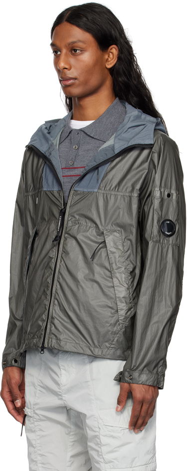 Tuulitakki C.P. Company C.P. Company CS II Mixed Hooded Lens Jacket Harmaa | 18CMOW036A-110030G, 3