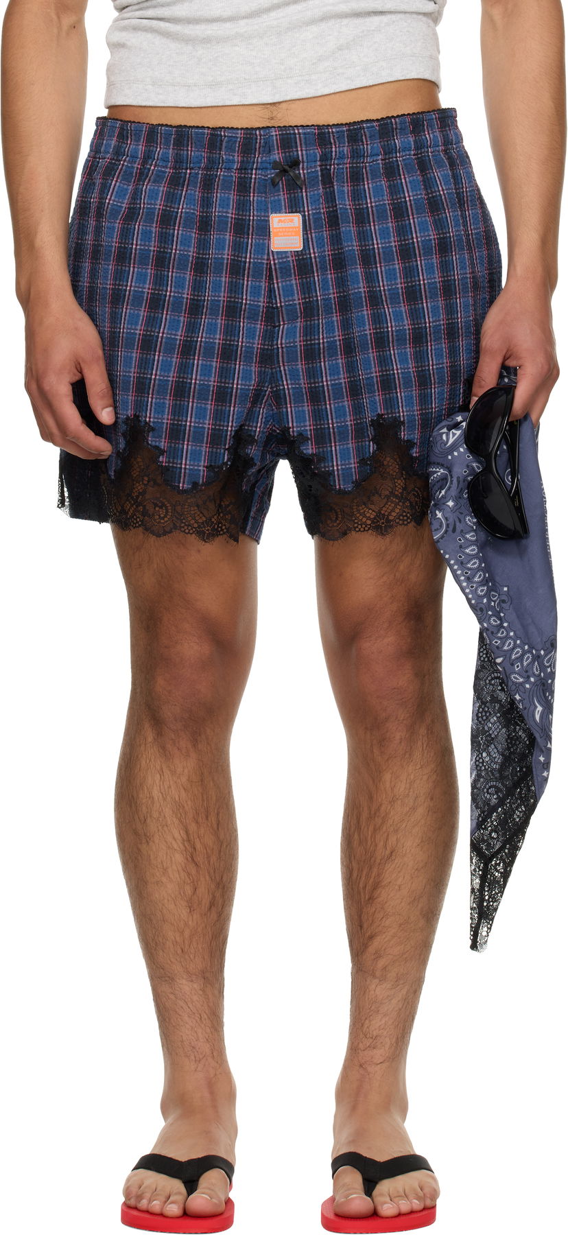 Nyrkkeilijät Martine Rose Martine Rose Exclusive Knickers Shorts Sininen | 833WS28527
