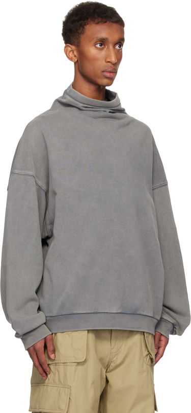 Villapaita We11done We11done Standard Turtleneck Hoodie Harmaa | WD-TS3-24-731-U-CH, 1