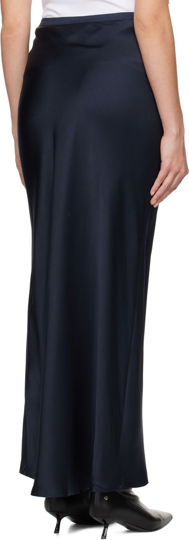 Hame Anine Bing Anine Bing Maxi Silk Skirt Tummansininen | A-04-2320-NYA23, 2