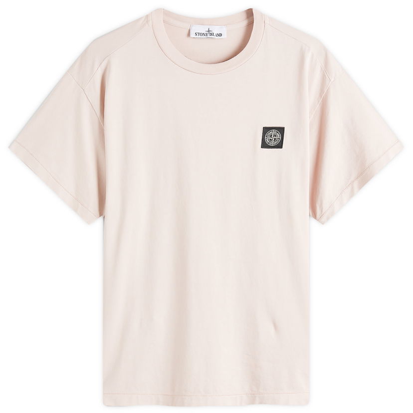 T-paita Stone Island Stone Island Patch Logo T-Shirt, Size Large Vaaleanpunainen | K1S152100039-V0082