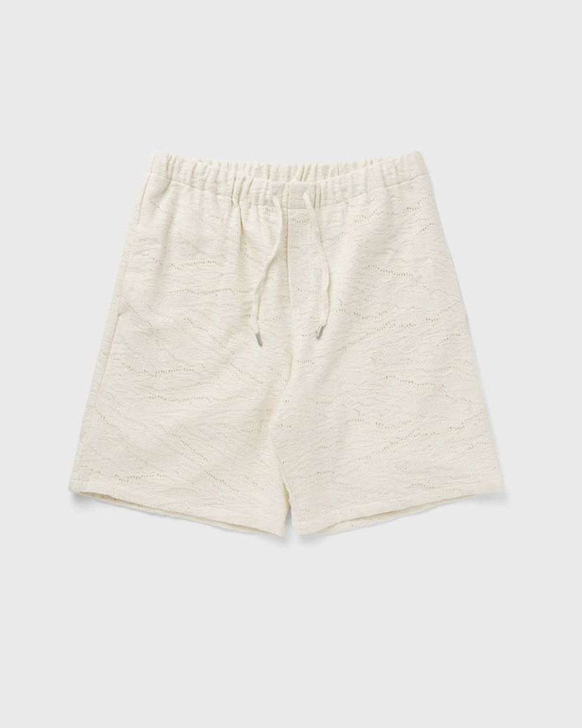 Shortsit Arte Antwerp Crochet Knitted Lounge Shorts Valkoinen | SS25-234SHO-CREAM