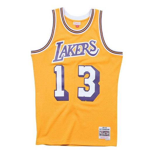 Jersey Mitchell & Ness Mitchell & Ness NBA Lakers Chamberlain Swingman Jersey Keltainen | SMJYAC18092-LALLTGD71WCM