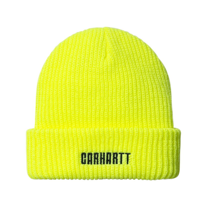 Pipo Carhartt WIP Knit Beanie With Logo Keltainen | I034368_2