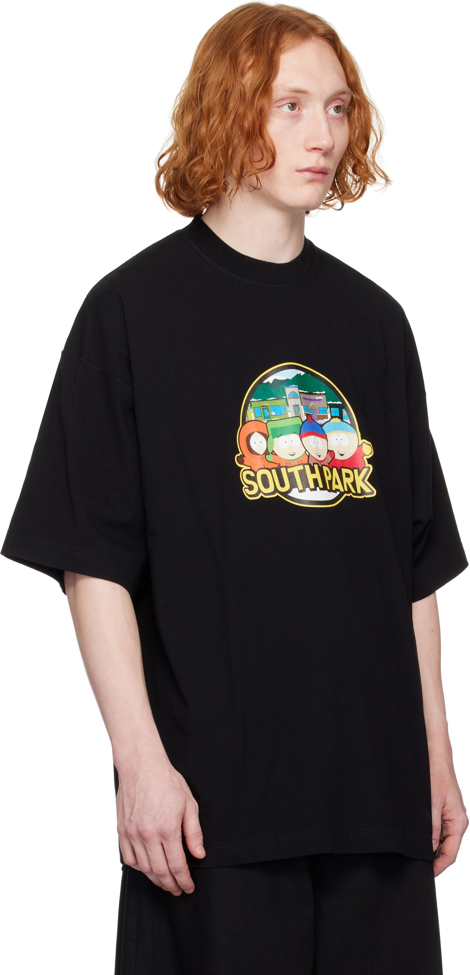 T-paita VETEMENTS Vetements 'South Park' Oversized T-Shirt Musta | UA66TR610B, 1
