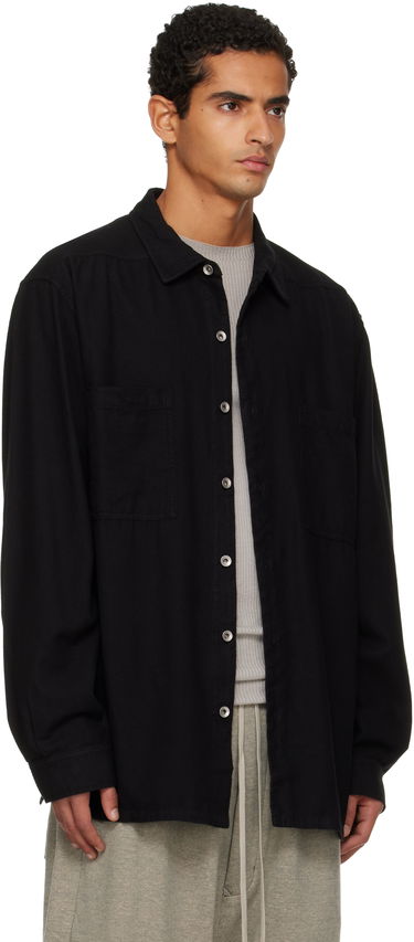 Paita Rick Owens DRKSHDW Concordians Jumbo Button-Up Shirt Beige | DU02E7299 CFL, 4