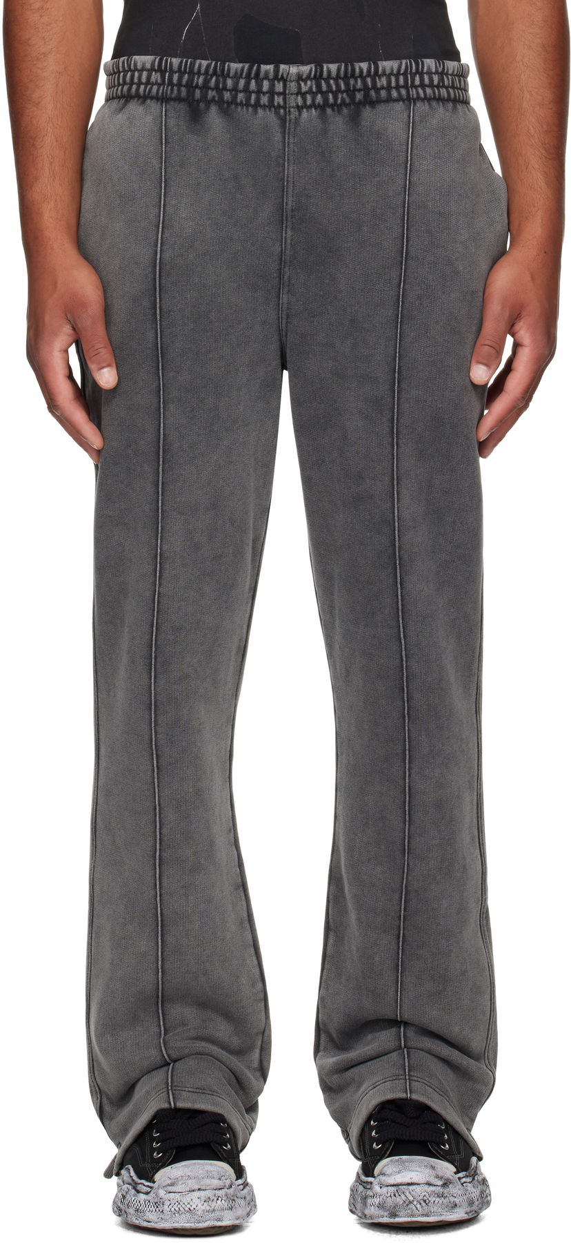 Verryttelyhousut Represent Clo Initial Sweatpants Harmaa | INM4672