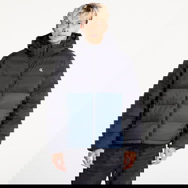 Puffer takki CALVIN KLEIN Calvin Klein Jeans Ls Nylon Color Block Jacket Tummansininen | LV04RD527G UB1, 0