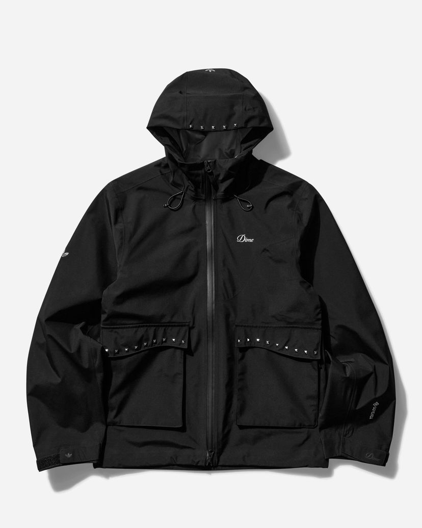 Tuulitakki adidas Originals Dime Studded GORE-TEX Jacket Musta | IY0933