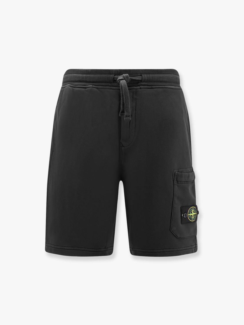 Shortsit Stone Island Black Bermuda Shorts Musta | K1S156200012S0051V0029