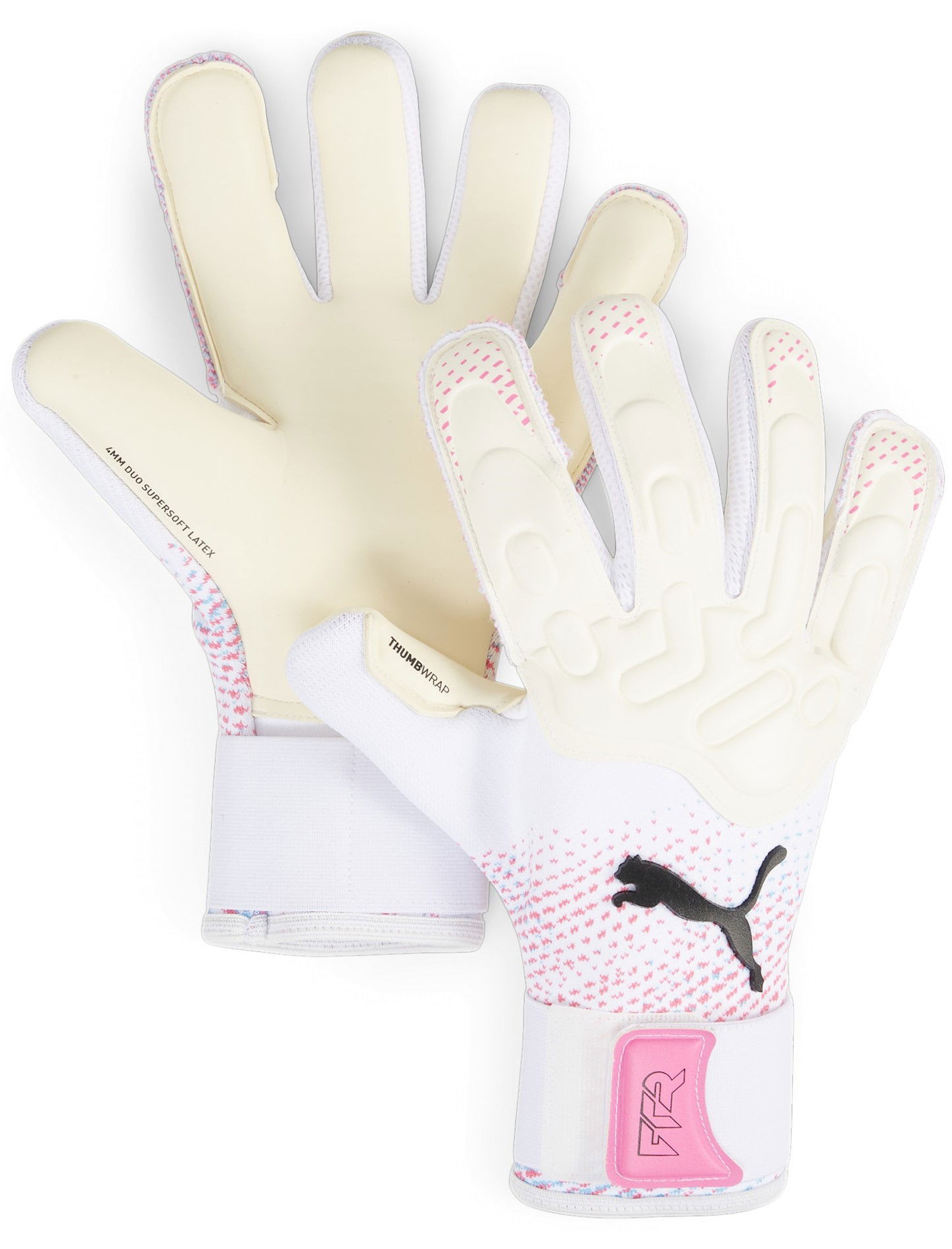 Käsineet Puma FUTURE Pro Hybrid Goalkeeper Gloves with 4MM Duo Supersoft Latex and Thumbwrap Monivärinen | 041924-01, 0